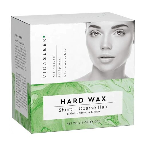 Hard Wax Kit : Face, Underarms, Bikini Hair Remover - Brazilian & Bikini Wax Kit - Wax Hair Removal For Women - Specifically For Coarse Hair - At Home Waxing Kit With Hard Wax