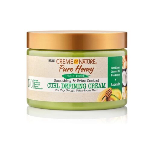 Creme of Nature, Avocado Hair Cream, Curl Cream for Curly Hair, Honey and Avocado Collection, 11.5 Oz