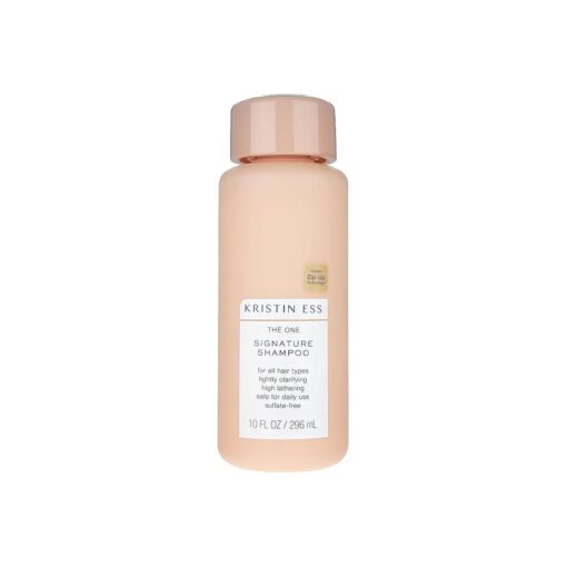 Kristin Ess Hair The One Signature Salon Sulfate Free Shampoo for Women with Avocado Oil - Lightly Clarifying + Anti Frizz, Hydrating Shampoo - Thicken + Nourish - For All Hair Types, 10 fl, oz .