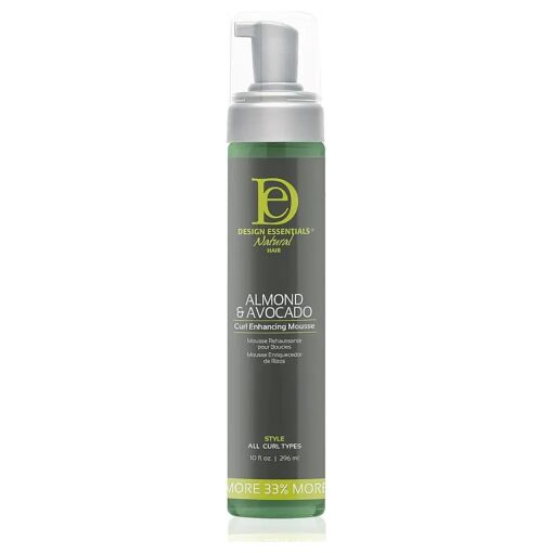 Design Essentials Curl Enhancing Mousse, Almond and Avocado Collection,10 Ounce