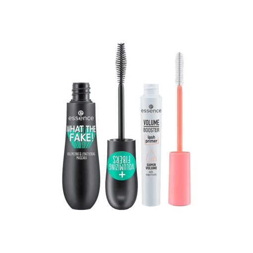 What the Fake ! Mascara & Volume Booster Lash Primer Mascara Bundle