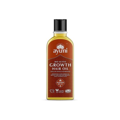 Ayumi Bio-Active Growth Hair Oil, Vegan, Cruelty-Free, Dermatologically-Tested, 1 x 150ml