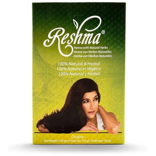 Reshma Beauty Classic Henna Hair Color | 100 % Natural, For Soft Shiny Hair | Henna Hair Color, Gray Coverage| Ayurveda Hair Products ( Original, Pack Of 1 )