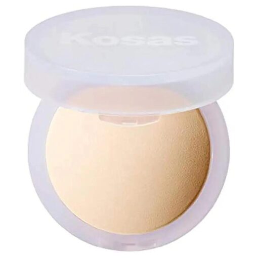 Kosas Cloud Set Face Setting Powder | Smoothing Shine Control, Soft, Sheer Setting Translucent Makeup Finish, Portable & Long-Lasting ( Sheer Light )