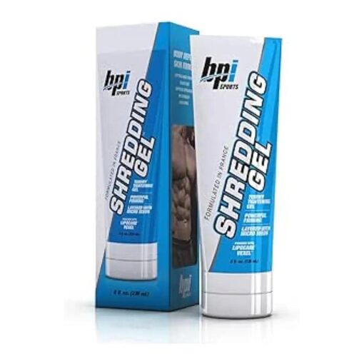 BPI Sports Shredding Gel - Skin Toning Gel for Men and Women with Caffeine and Palmitoyl Carnitine - Powered with Lipocare Vexel - 8 Fl Oz ( Pack of 1 )