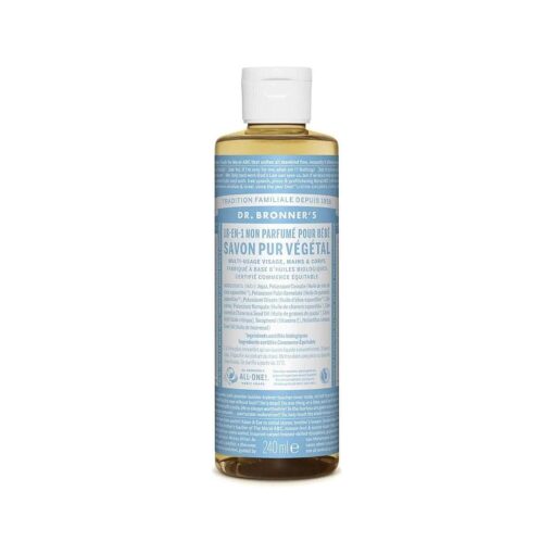 Dr Bronner Soap Liq Cstle Baby Unscented