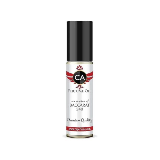 CA Perfume Inspired by Maison Francis Baccarat 540 For Women Men Replica Fragrance Amber Rouge Exclusive Baccarat Unisex Body Oil Sample Size Bacara Parfum Mfk Bakarat Roll-On 0.3 Fl Oz/10ml