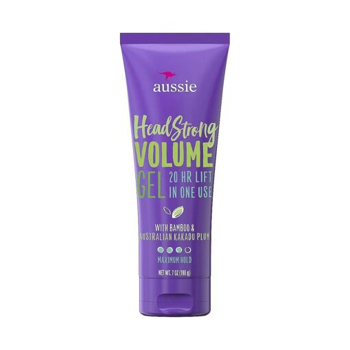 Volumizing Hair Gel - Aussie Headstrong Volume Gel with Bamboo & Kakadu Plum, 7.0 oz