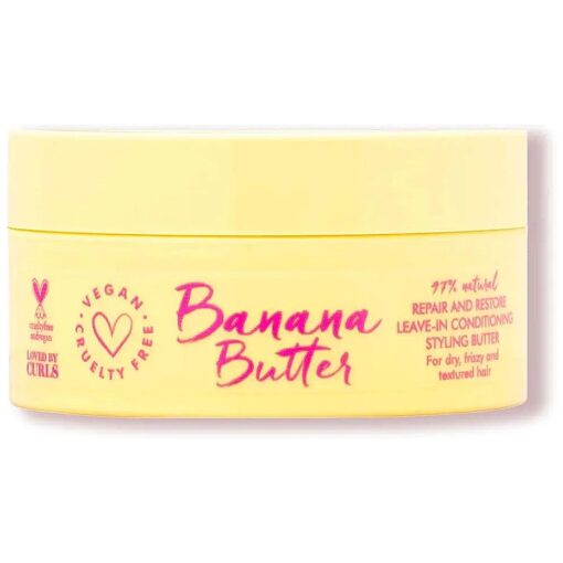 Umberto Giannini Coily Banana Butter Repair + Restore Leave-in Conditioner Vegan Cruelty Free 97 % Natural