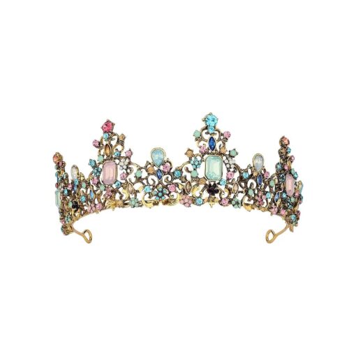 Didder Baroque Queen Crown Vintage Princess Tiaras and Crowns for Women Girls Wedding Tiara for Bride Halloween Christmas Prom Birthday Party Headpiece