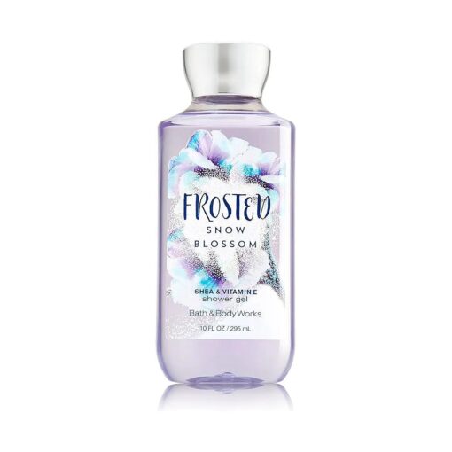 Bath and Body Works Frosted Snow Blossom Shower Gel, 10 Oz .