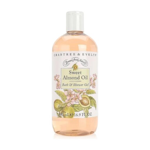 Bath and Shower Gel, Sweet Almond Oil, 16.9 Fl Oz