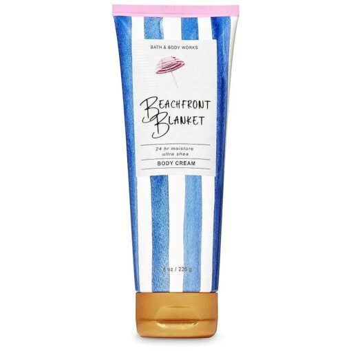 Bath and Body Works Beachfront Blanket 24 Hour Body Cream 8 Ounce