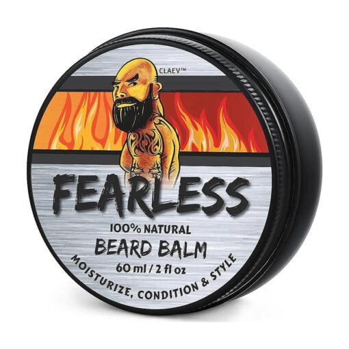 Beard Balm ( 2 oz ), 100 % Top-Grade Natural Beard Conditioning & Styling Balm, Designed for Rugged, Active, or Outdoorsy Men, Includes Shea Butter, Vegan Beeswax, Cedarwood Oil, is a US Company