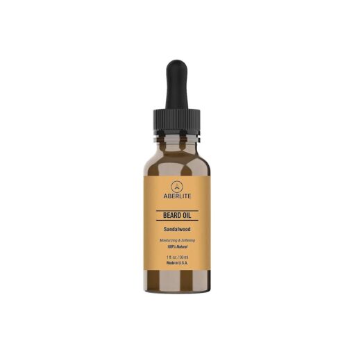 Aberlite Beard Oil For Men Growth Products - Beard Growth Oil And Moisturizer - Beard Conditioner And Oil - Softens & Moisturizes - For Thick Coarse Hair - Great For Black Men