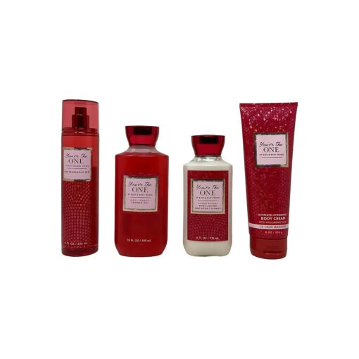 Bath & Body Works You 're the One - Deluxe Gift Set - Body Lotion - Body Cream - Fine Fragrance Mist and Shower Gel - Full Size