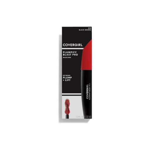 COVERGIRL Plumpify BlastPro Mascara, Black Brown ,0.44 fl oz ( 13ml ) ( Packaging may vary )