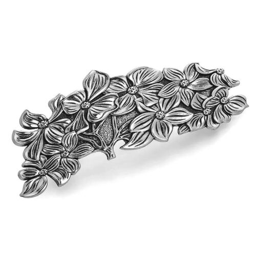 Metal Barrettes Flower and Butterfly Hairpin Large Hand Crafted Fashion Hair Clips Headwear for Woman