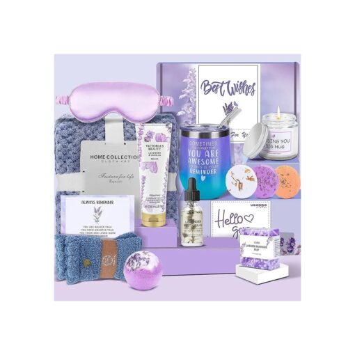 Gifts for Women, Spa Gift Baskets for Women Spring Gifts for Women Bath and Body Works Gifts Set Relaxing Sympathy Gifts Box for Women, Mom, Sister, Wife, Lover