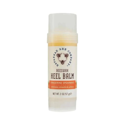 Savannah Bee Company Beeswax Heel Balm - Foot Balm for Cracked Heels with Tangerine Fragrance