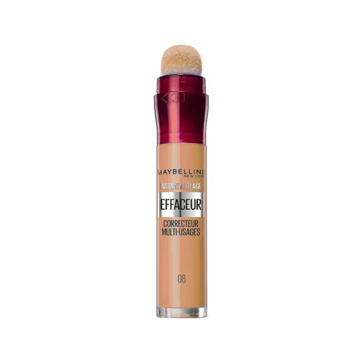 Maybelline Instant Anti Age Eraser Eye Concealer, Dark Circles and Blemish Concealer, Ultra Blendable Formula, 08 Buff