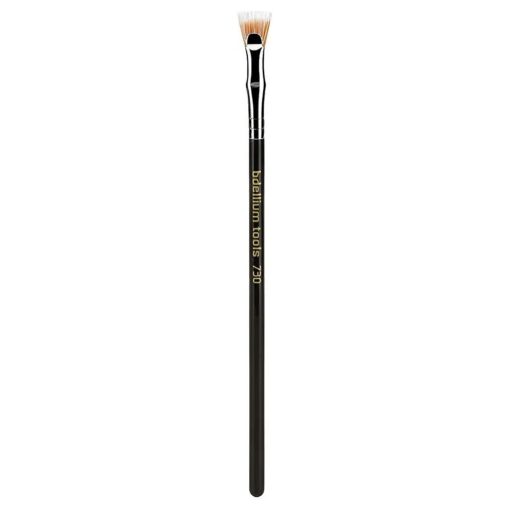 Bdellium Tools Professional Makeup Brush - Maestro Series 730 Bent Mascara Fan - With Soft Synthetic Fibers, For Applying Mascara ( Black, 1pc )