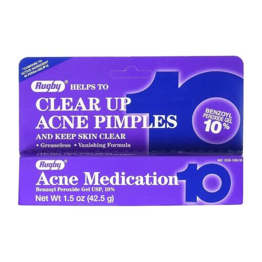 Rugby Acne Medication 10 %, 1.5 Ounce ( Pack of 3 )