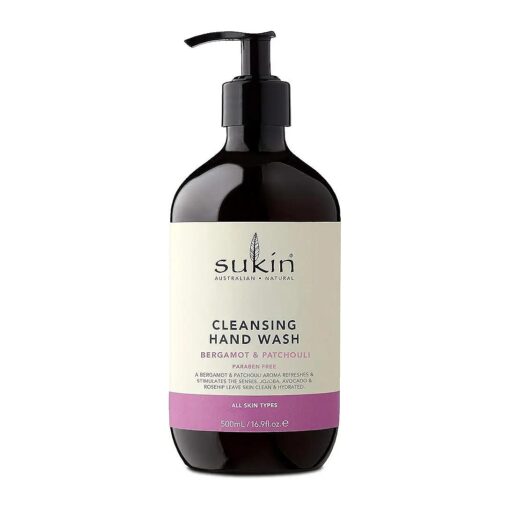 Sukin Hand Wash Bergamot & Patchouli, 16.9 Ounce