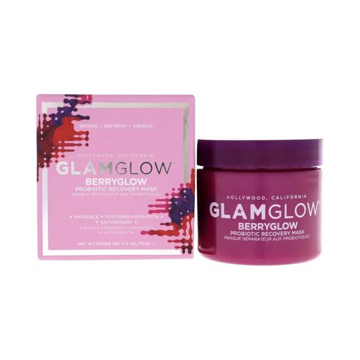 Glamglow Berryglow Probiotic Recovery Mask 2.5 Oz Unisex, 2.5 Oz