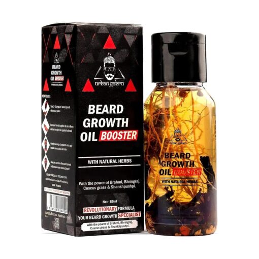 urbangabru Beard Booster Conditioner Oil for Men - Best Beard Oil for Beard Growth, Conditioning & Softening ( 60ml )