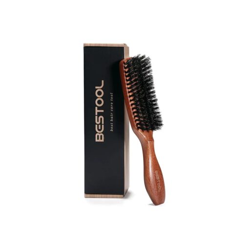 BESTOOL Hair Brush, Boar Bristle Brush For Women Men, for Detangling & Styling, Natural Bristle Brush For Thin, Fine Hair