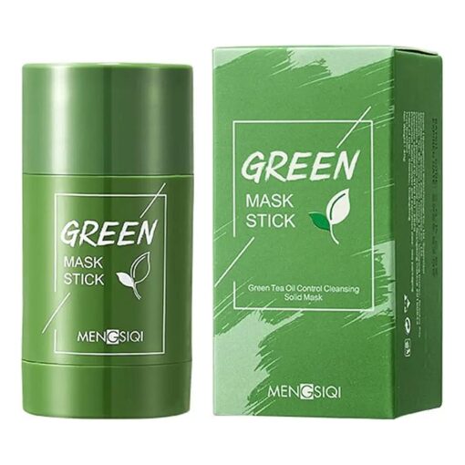 GECOMO Green Tea Stick Mask, Purifying Clay Mask, Oil Control Face Mask, Deep Clean Poresfor All Skin Types Men Women - 1 PCS