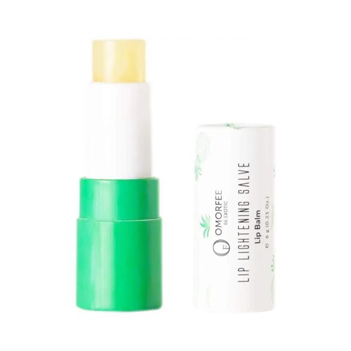 Omorfee 100 % Organic Lip Lightening Stick for Dark Lips, Lip Whitening Lipstick with SPF, Natural Lip Balm Protection & Repair, Cocoa Butter, Carrot Seed Oil & Pineapple Extract - 6 Grams/0.21 Oz