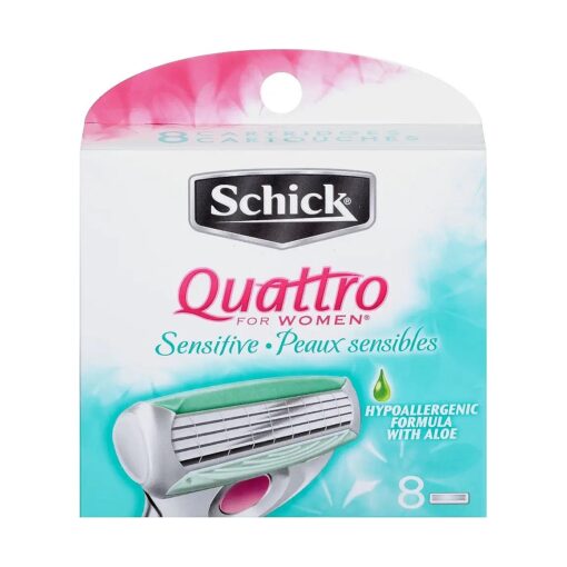 Schick Sensitive Razor Blade Refills, 8 Count