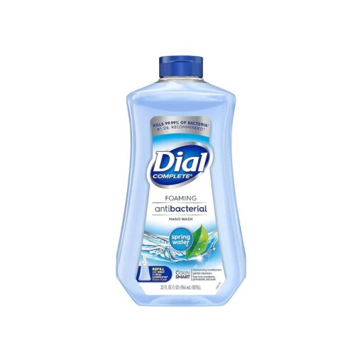 Dial Complete Antibacterial Foaming Hand Soap Refill, Spring Water, 32 Fl Oz