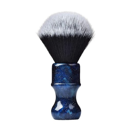 Je & Co Luxury Synthetic Shaving Brush With Aesthetic Resin Handle, 24mm Extra Dense Knot