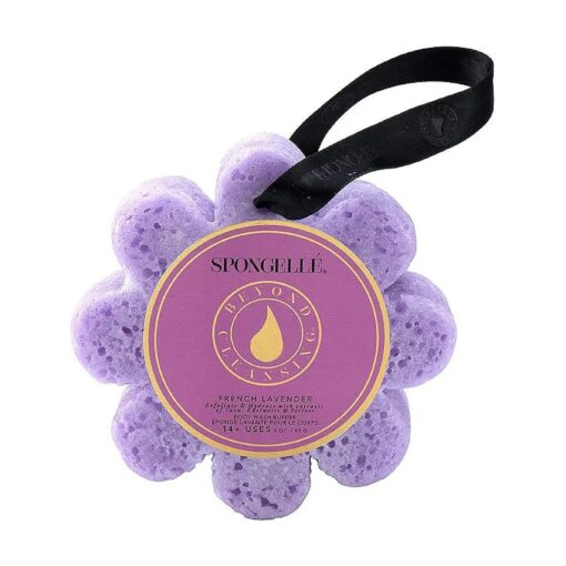 Spongelle French Lavender Beyond Cleansing Body Wash Infused Buffer 3 oz