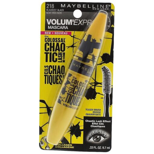 Maybelline New York Volum'Express the Colossal Chaotic Lash Mascara 0.33 Fluid Ounce