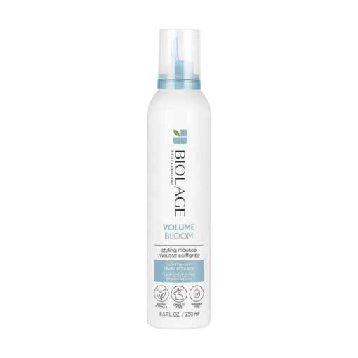 Biolage Styling Whipped Volume Mousse | Provides Body, Control & Shine Leaving Hair With Natural Softness | Medium Hold | Paraben-Free | Vegan | 8.5 Oz, | 8.5 Fl, Oz