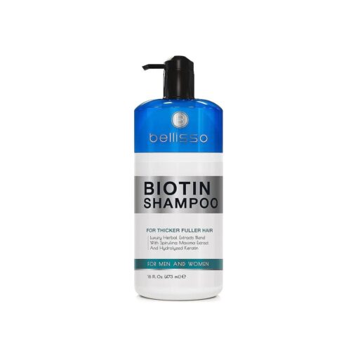 Biotin Shampoo - Hair Thickening Products for Men and Women - Sulfate Free, Volumizing, Salon Grade Formula - Boost Volume for Thinning Hair