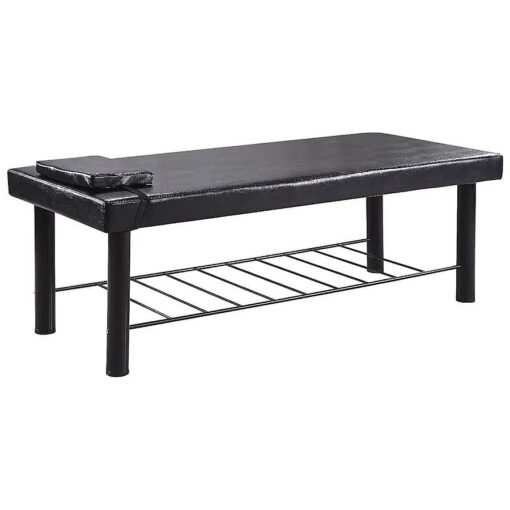 Massage Table Stationary Massage Bed Spa Bed 75" Long 29.5" Wide Heavy Duty Stationary Massage Table Bed Physical Therapy Bed with Memory Foam Layer Salon Bed