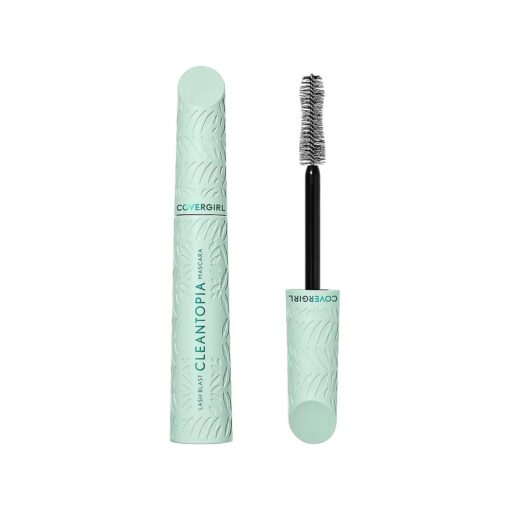 Covergirl Lash Blast Cleantopia Mascara, Volumizing, Smudge-Proof, Vegan Formula, Black Brown 810, 0.32oz