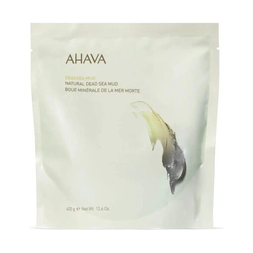 AHAVA Natural Dead Sea Mud for Body - Exclusive Black, Creamy Dead Sea Mud to Purifiy, Soften & Refine Skin, Soothes Discomfort, Enriched with Potent Minerals of Dead Sea blend Osmoter, 13.6 Oz