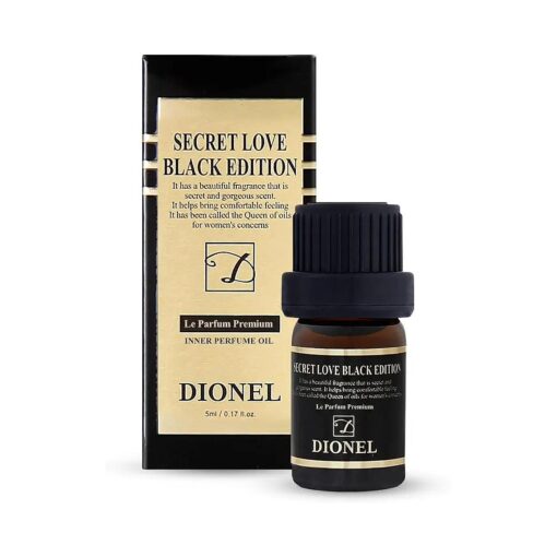 Dionel Secret Love Black Edition inner perfume fragrance oil for underwear women Long-lasting feminine romantic floral scent 5ml 0.17fl.oz