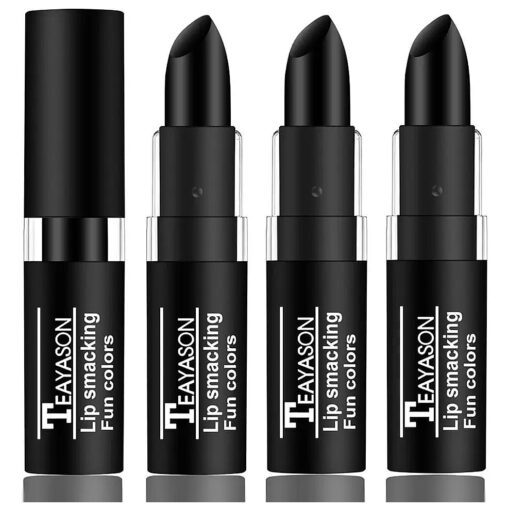 3PCS Sports Eye Black Stick, Clown Black Cream-Blendable Stick, Black Face Paint Stick SFX Makeup, Black Eye Body & Lip Smacking for Sports Halloween Cosplay Costume Parties Makeup