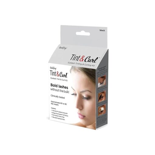 Eyelash Tint & Curl For Bold Lashes, 6 Ounce, Black