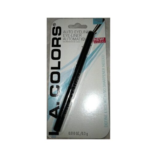 Auto Eyeliner Black - Long Wear Shapes & Defines Eyes, 0.009 oz, ( L.A, Colors )