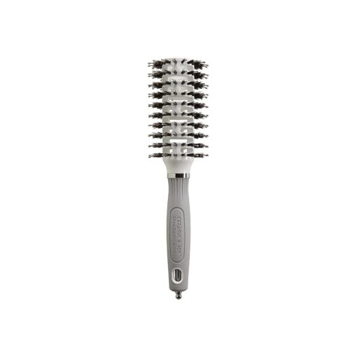 Olivia Garden Ceramic + Ion Turbo Vent Combo Hair Brush ( ionic & 100 % boar bristles )