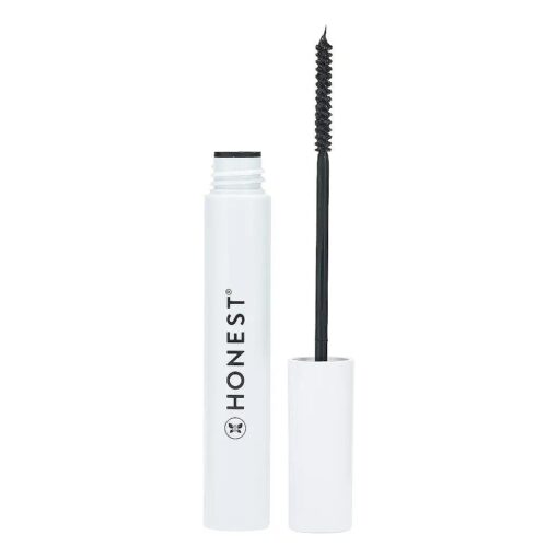 Honest Beauty Honestly Healthy Serum-Infused Lash Tint | Enhances + Conditions Lashes | Castor Oil, Red Clover Extract, Jojoba Esters | EWG Verified + Cruelty Free | Black, 0.27 fl oz