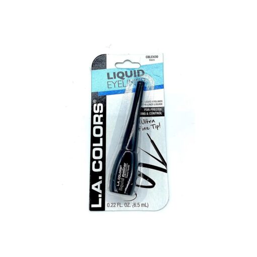 LA Colors Expressions Liquid Eyeliner, BLE430 Black, 0.22 Oz